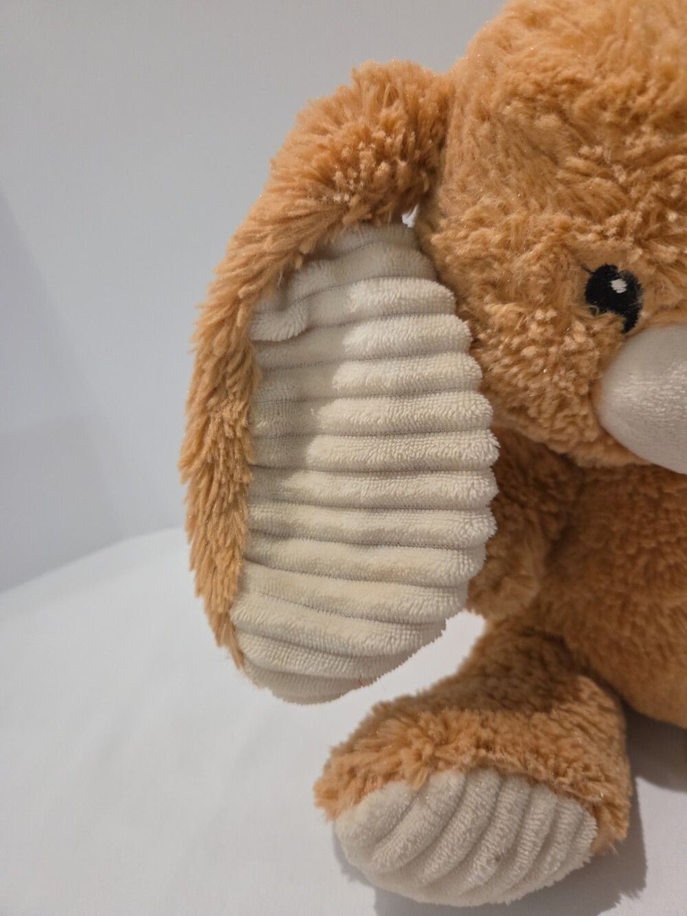Spark Create Imagine Brown Plush Rabbit Crinkle Feet Rattle Easter - Picture 6 of 9